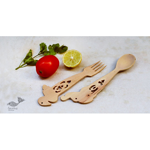 Handmade Udayagiri Wooden Serving & Cooking Spoon
